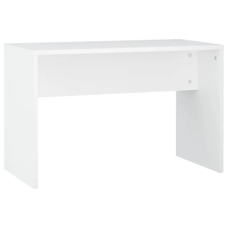 Kosmetinio staliuko komplektas su LED, baltas, apdirbta mediena