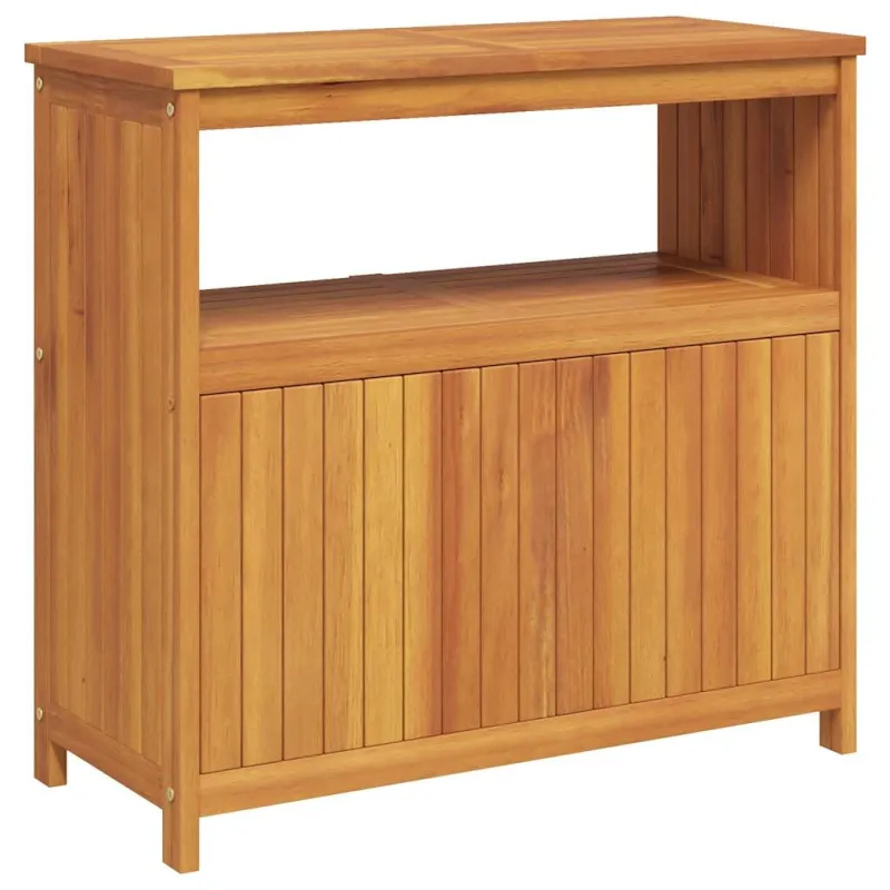 Konsolinis sodo staliukas, 80x35x75cm, akasian puu