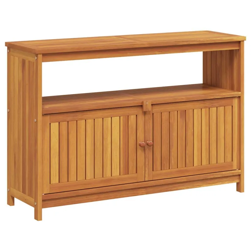 Konsolinis sodo staliukas, 110x35x75cm, akacijos massiivi