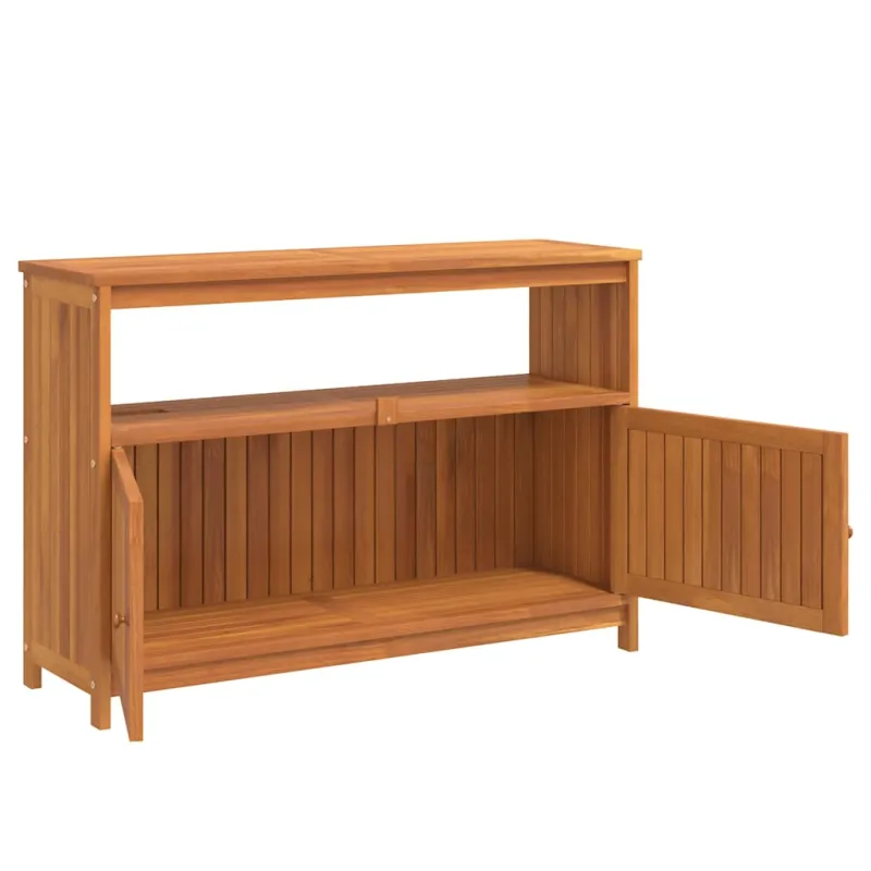 Konsolinis sodo staliukas, 110x35x75cm, akacijos massiivi