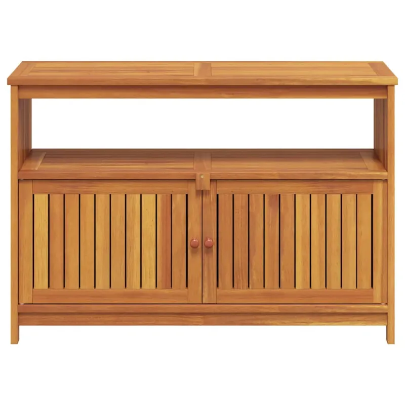 Konsolinis sodo staliukas, 110x35x75cm, akacijos massiivi