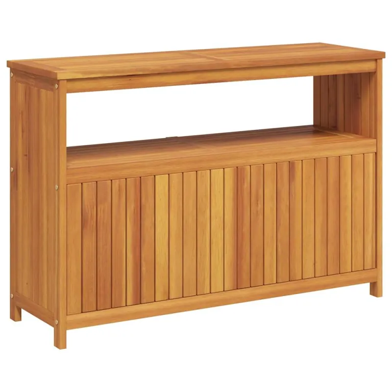 Konsolinis sodo staliukas, 110x35x75cm, akacijos massiivi