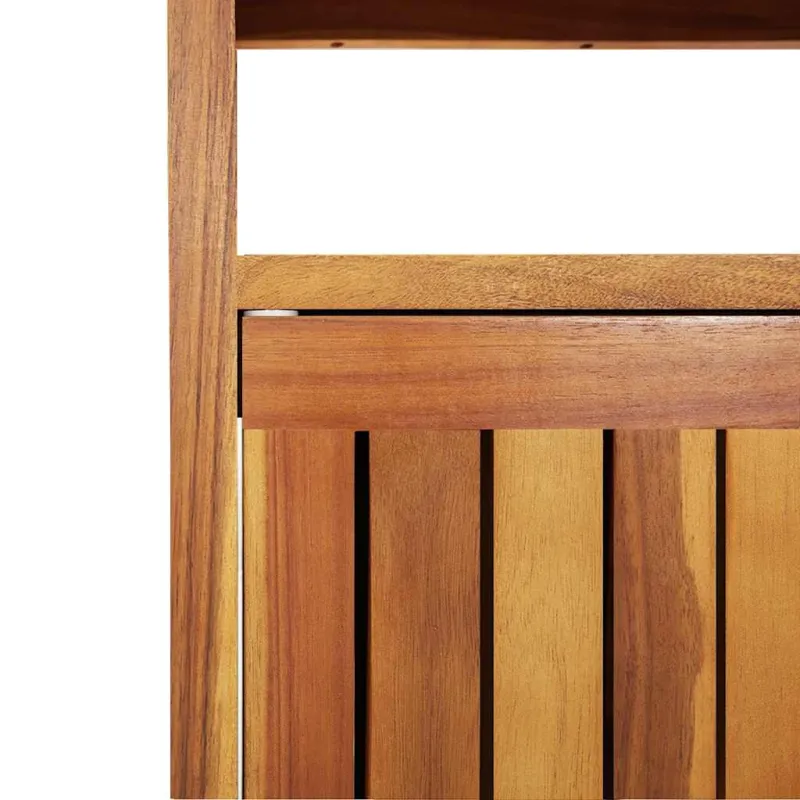 Konsolinis sodo staliukas, 110x35x75cm, akacijos massiivi