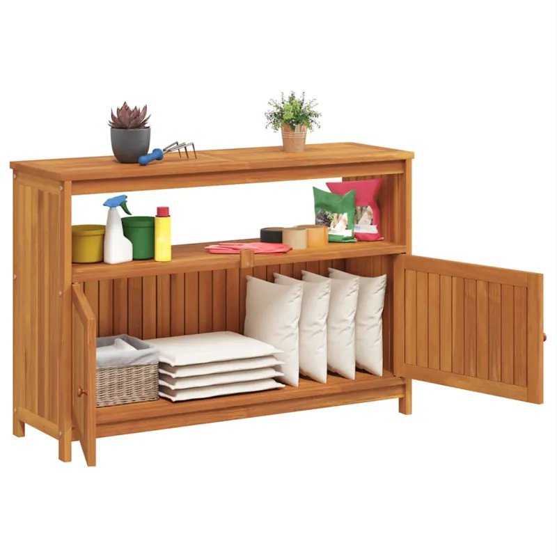 Konsolinis sodo staliukas, 110x35x75cm, akacijos massiivi