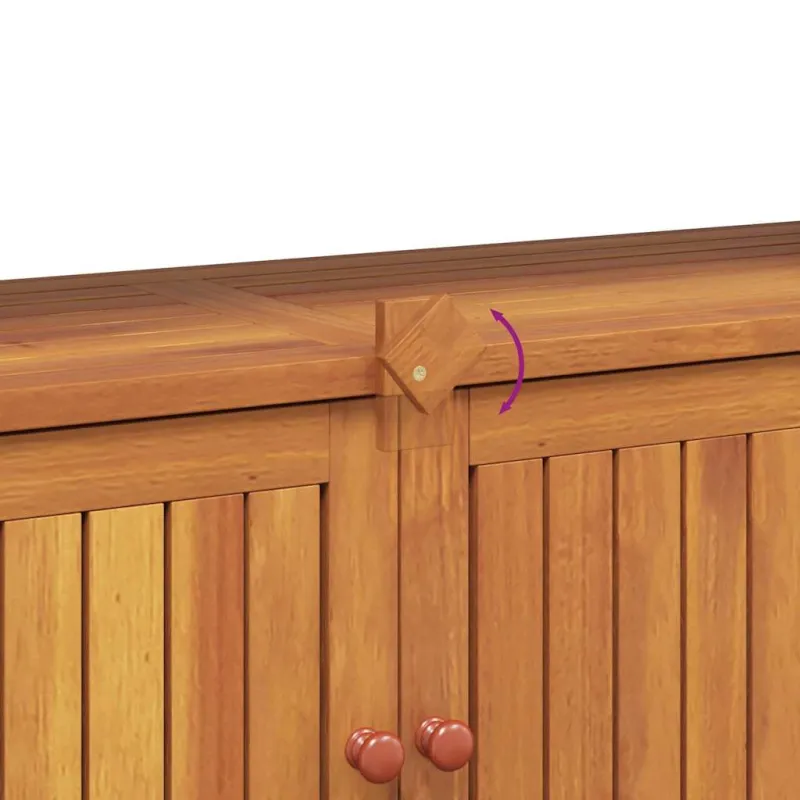 Konsolinis sodo staliukas, 110x35x75cm, akacijos massiivi