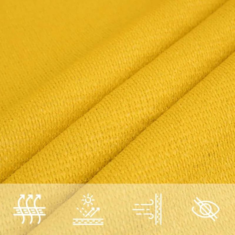 Burė nuo saulės, geltonos spalvos, 4x4m, HDPE, 160g/m²