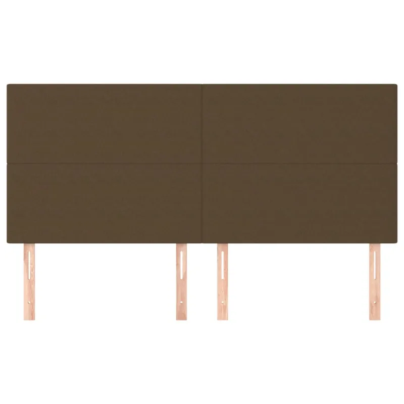 Galvūgalis, tamsiai rudas, 160x5x118/128 cm, audinys