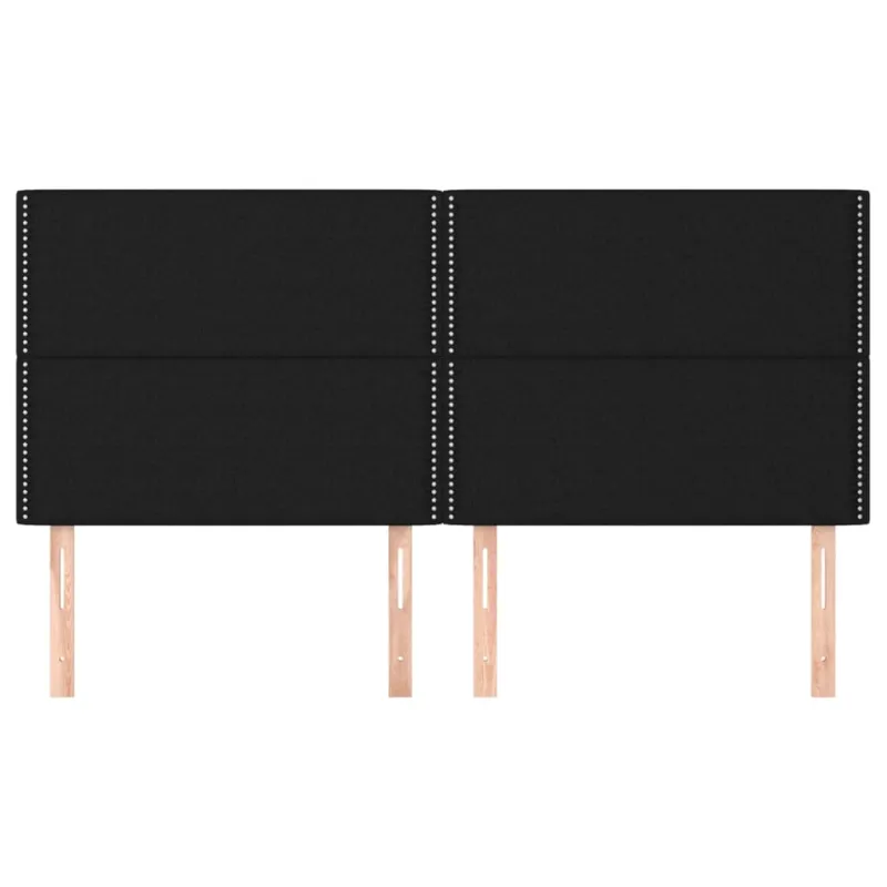 Galvūgalis, juodas, 160x5x118/128 cm, audinys
