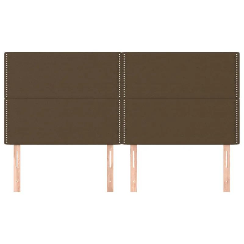 Galvūgalis, tamsiai rudas, 200x5x118/128 cm, audinys
