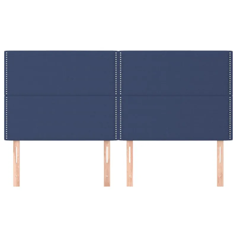 Galvūgalis, mėlynas, 200x5x118/128 cm, audinys