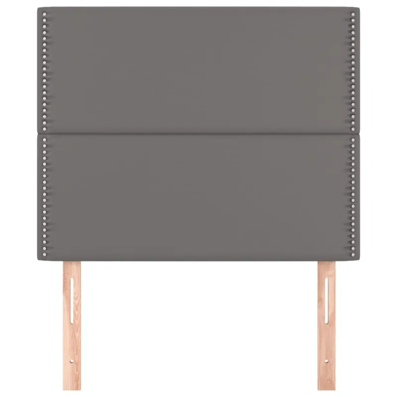 Galvūgalis, pilkas, 100x5x118/128 cm, dirbtinė oda