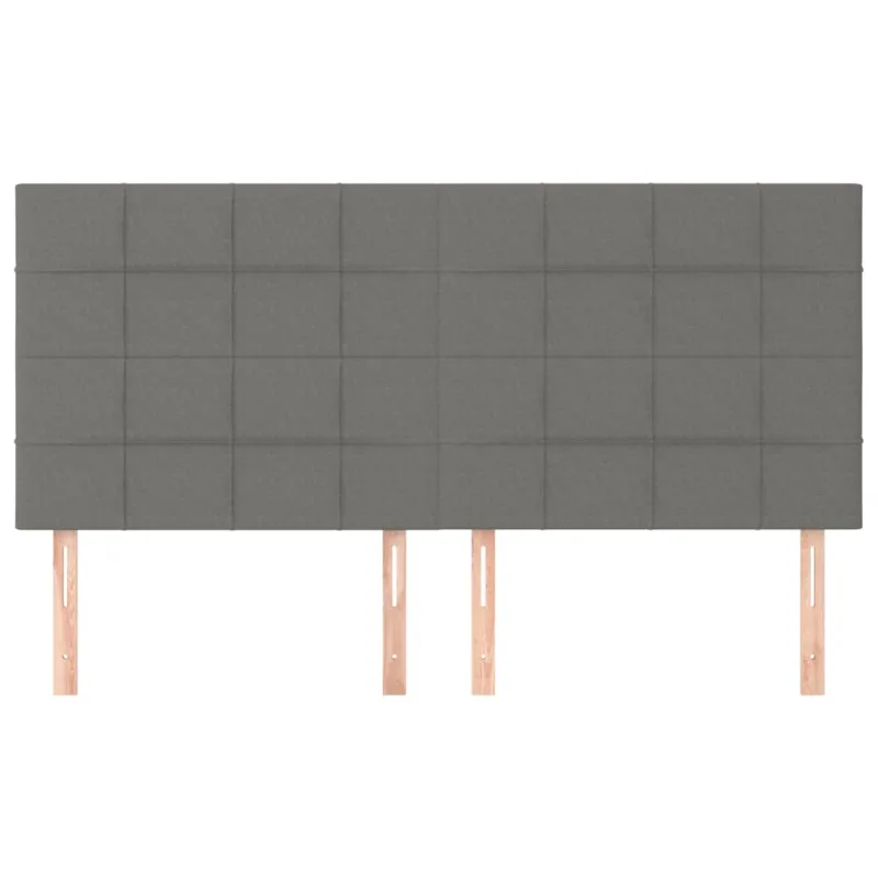 Galvūgalis, tamsiai pilkas, 160x5x118/128 cm, audinys