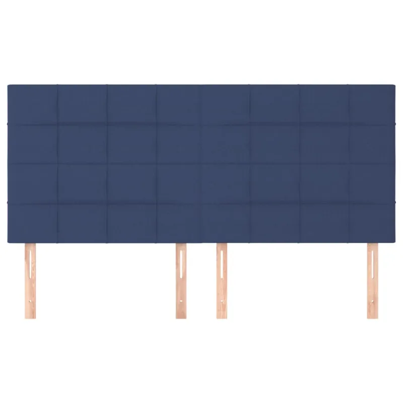 Galvūgalis, mėlynas, 180x5x118/128 cm, audinys