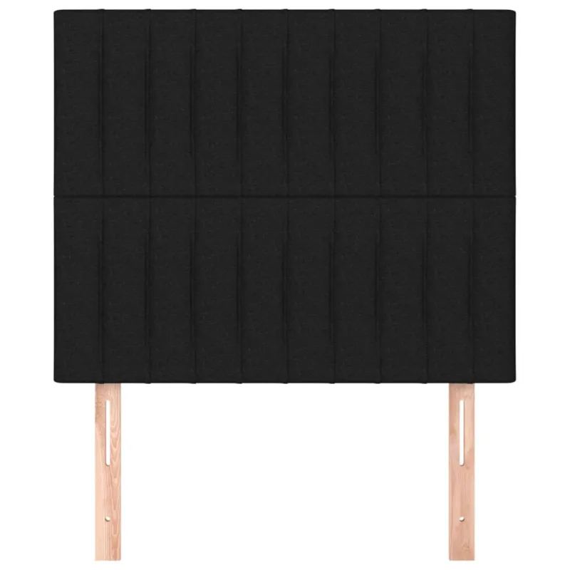 Galvūgalis, juodas, 100x5x118/128 cm, audinys