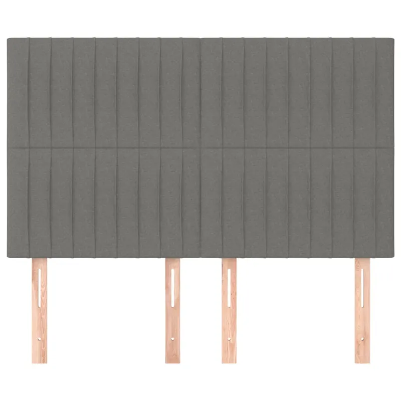 Galvūgalis, tamsiai pilkas, 144x5x118/128 cm, audinys