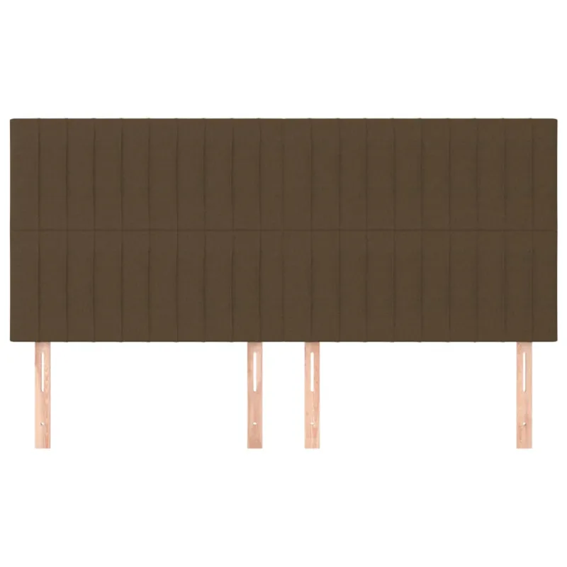 Galvūgalis, tamsiai rudas, 160x5x118/128 cm, audinys