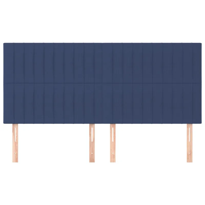 Galvūgalis, mėlynas, 180x5x118/128 cm, audinys