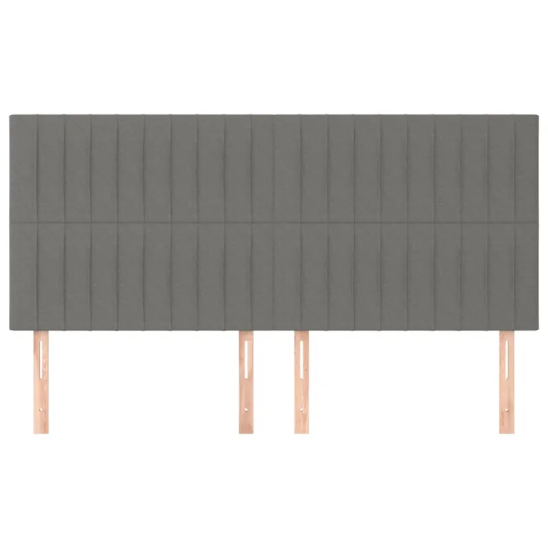 Galvūgalis, tamsiai pilkas, 200x5x118/128 cm, audinys
