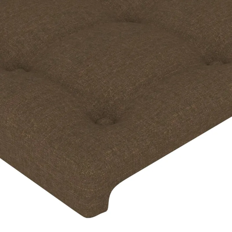 Galvūgalis, tamsiai rudas, 100x5x118/128 cm, audinys
