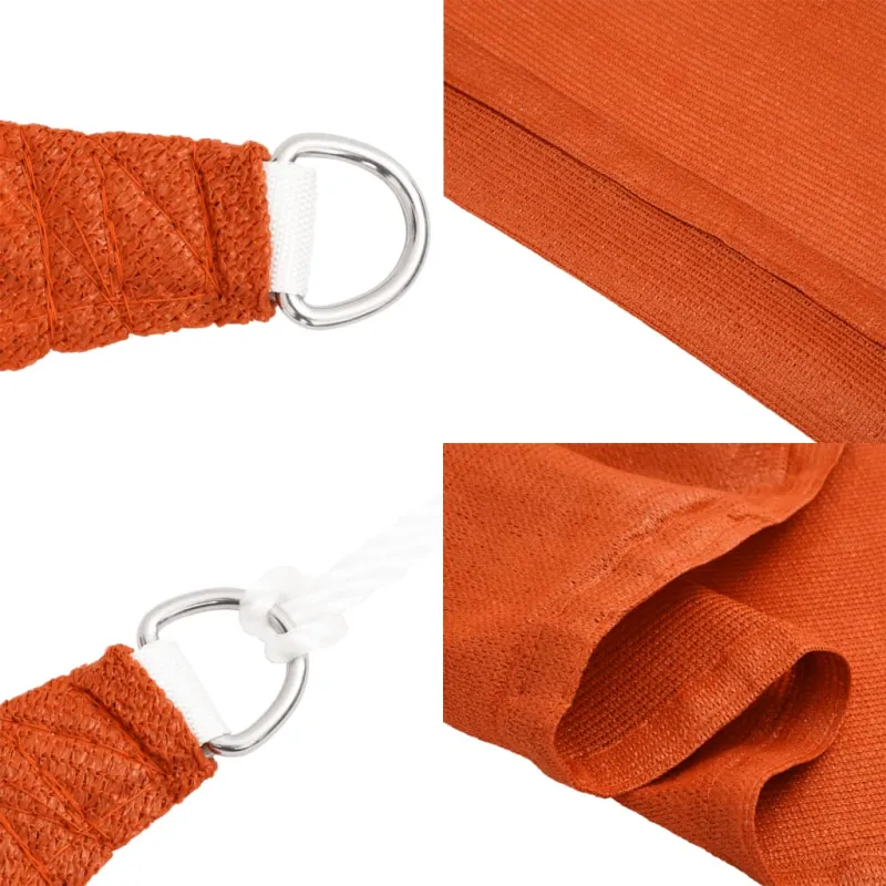 Burė nuo saulės, oranžinės spalvos, 3x5m, HDPE, 160g/m²