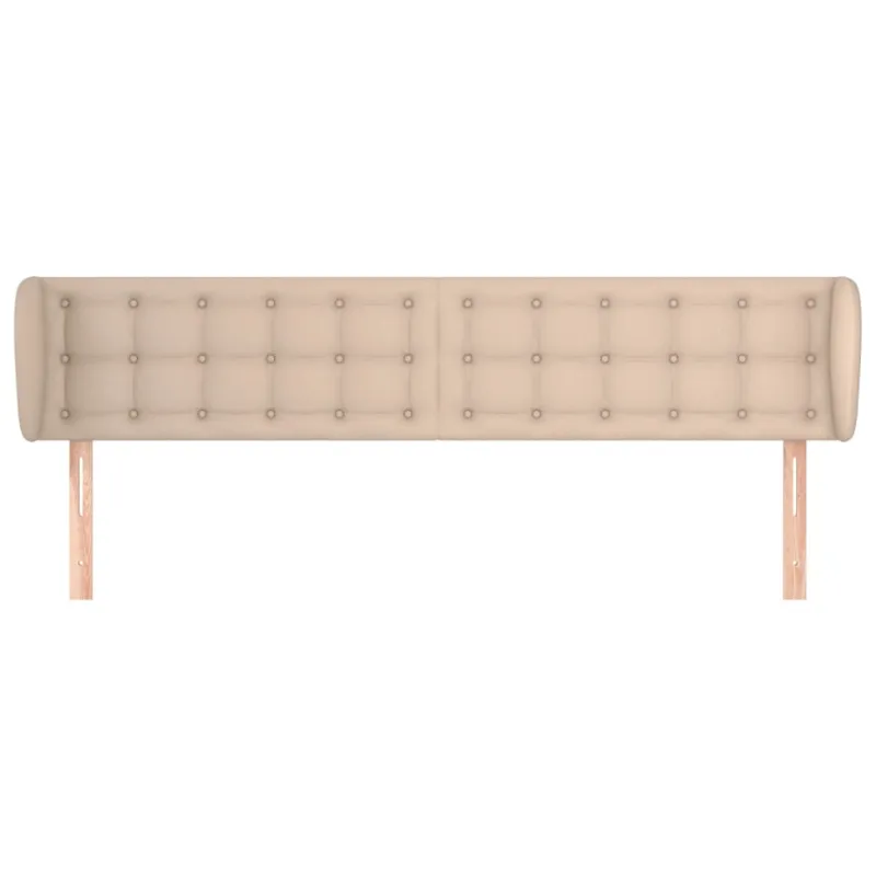 Galvūgalis su auselėmis, kapučino ,183x23x78/88cm, dirbtinė oda