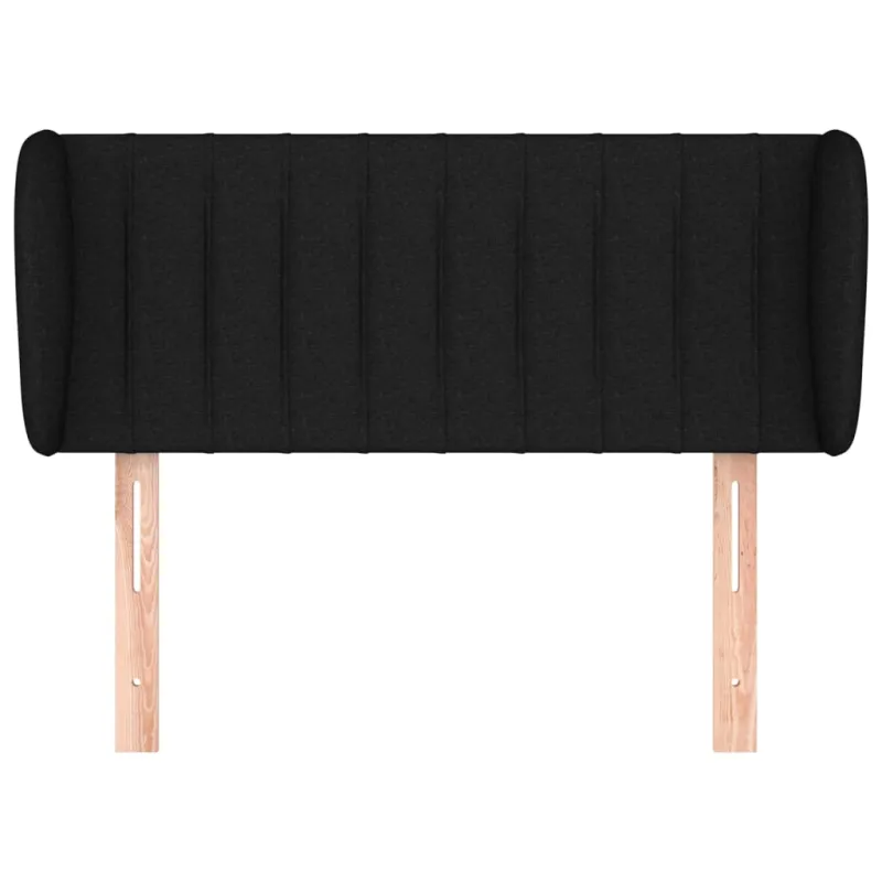 Galvūgalis su auselėmis, juodos spalvos,103x23x78/88cm, audinys