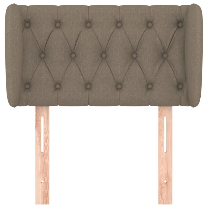 Galvūgalis su auselėmis,taupe spalvos,83x23x78/88 cm, audinys