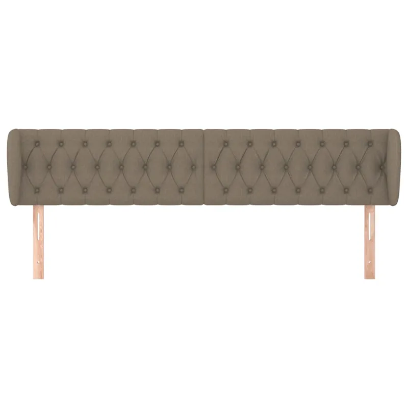 Galvūgalis su auselėmis,taupe spalvos,183x23x78/88cm, audinys