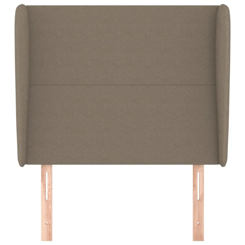 Galvūgalis su auselėmis, taupe, 103x23x118/128cm, audinys