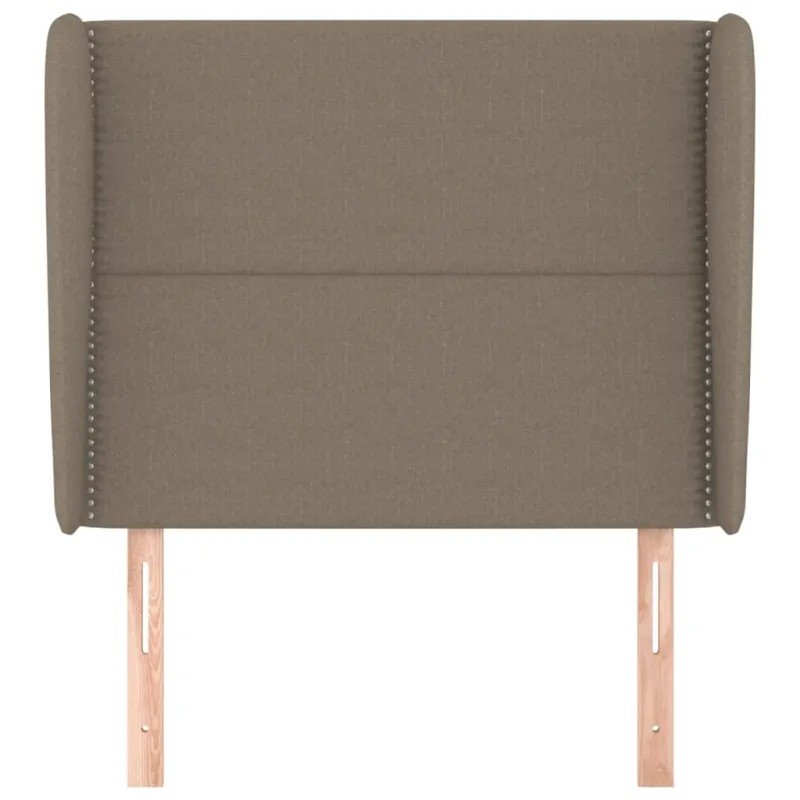 Galvūgalis su auselėmis, taupe, 103x23x118/128cm, audinys
