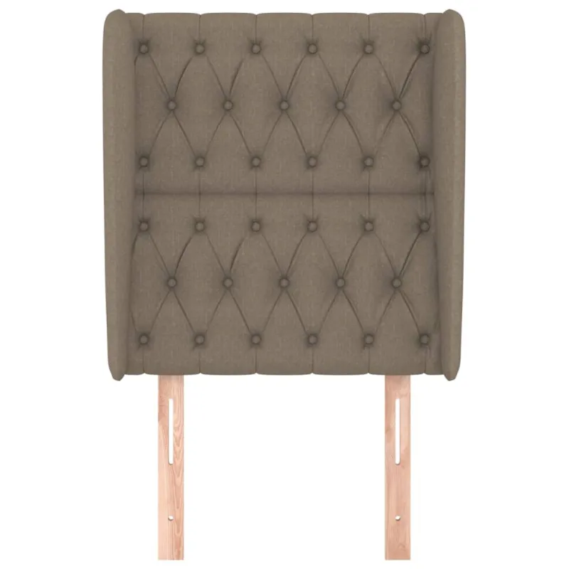 Galvūgalis su auselėmis, taupe, 83x23x118/128cm, audinys
