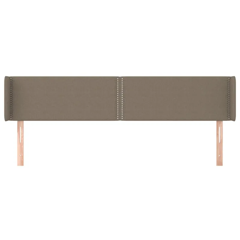 Galvūgalis su auselėmis, taupe spalvos,203x16x78/88cm, audinys