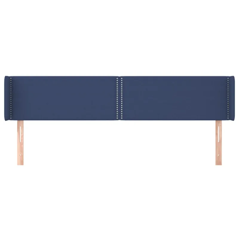 Galvūgalis su auselėmis, mėlynos,203x16x78/88 cm, audinys