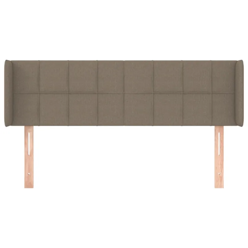 Galvūgalis su auselėmis,taupe spalvos,147x16x78/88cm, audinys