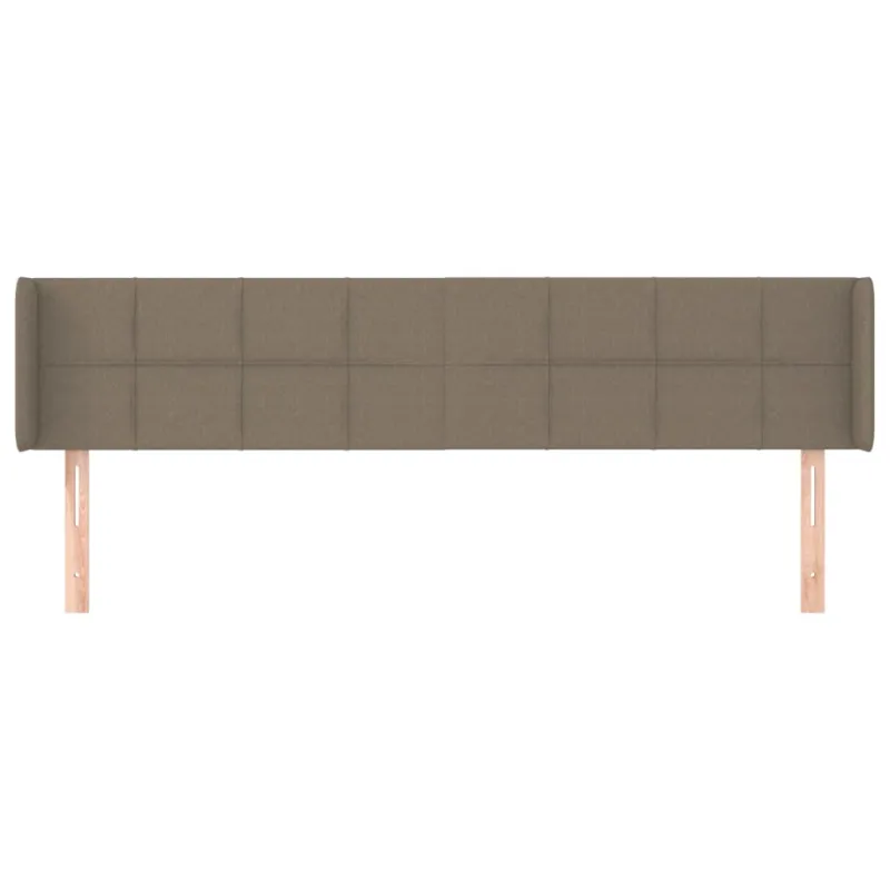 Galvūgalis su auselėmis, taupe spalvos,203x16x78/88cm, audinys