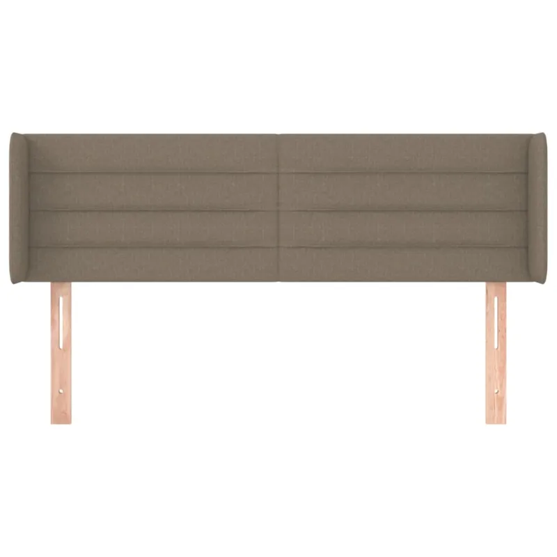 Galvūgalis su auselėmis,taupe spalvos,147x16x78/88cm, audinys