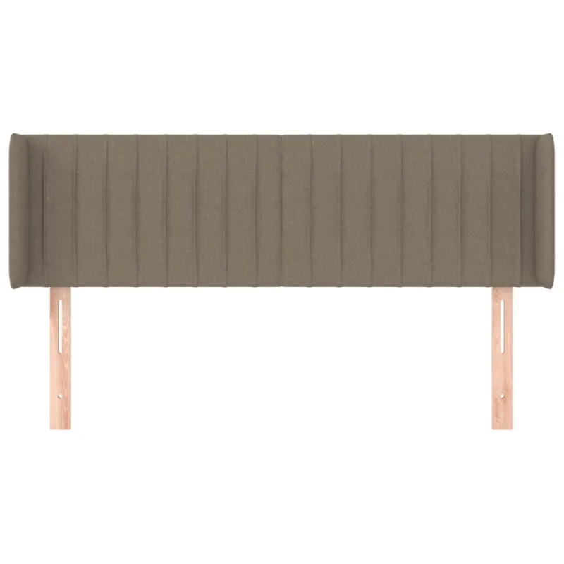 Galvūgalis su auselėmis,taupe spalvos,147x16x78/88cm, audinys