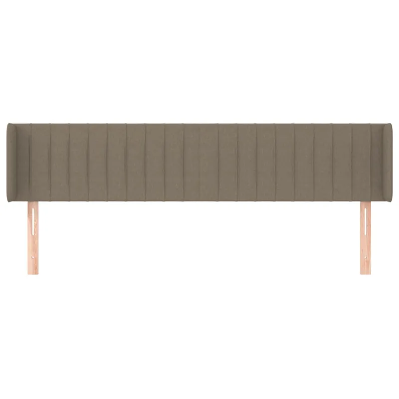 Galvūgalis su auselėmis, taupe spalvos,183x16x78/88cm, audinys