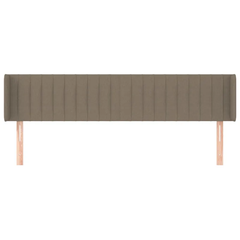Galvūgalis su auselėmis, taupe spalvos,203x16x78/88cm, audinys
