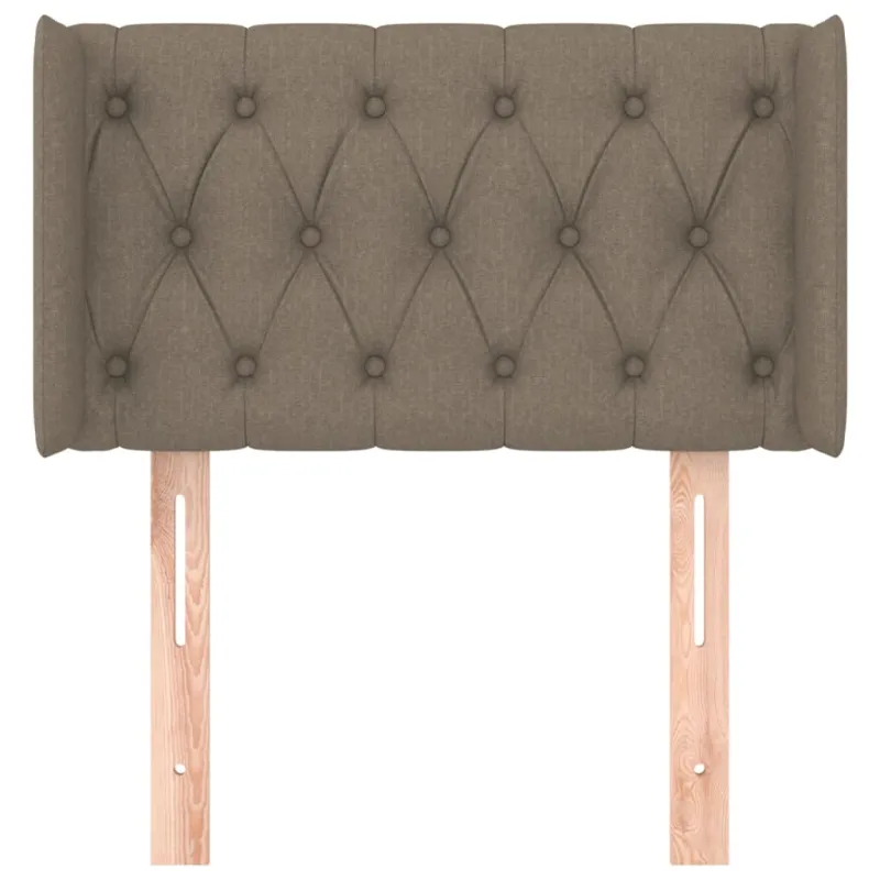 Galvūgalis su auselėmis,taupe spalvos,83x16x78/88cm, audinys