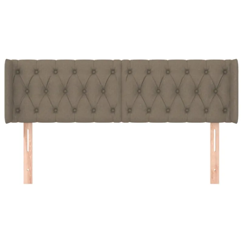 Galvūgalis su auselėmis,taupe spalvos,147x16x78/88cm, audinys