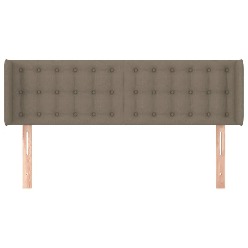 Galvūgalis su auselėmis,taupe spalvos,147x16x78/88cm, audinys