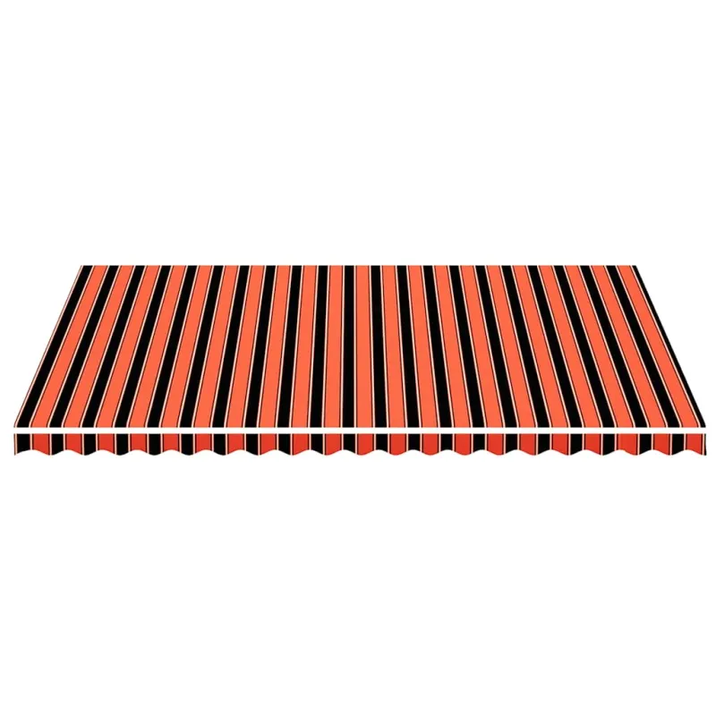 Pakaitinis audinys markizei, oranžinės ir rudos spalvos, 5x3,5m