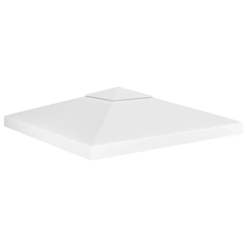 Pavėsinės uždangalas, 2 pakopų, baltas, 3x3m, 310 g/m²