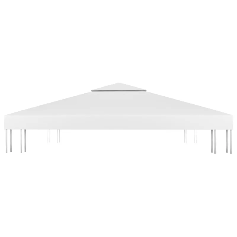 Pavėsinės uždangalas, 2 pakopų, baltas, 3x3m, 310 g/m²