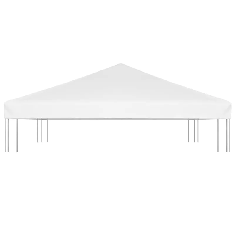 Viršutinis pavėsinės uždangalas, baltos spalvos, 3x3m, 270 g/m²