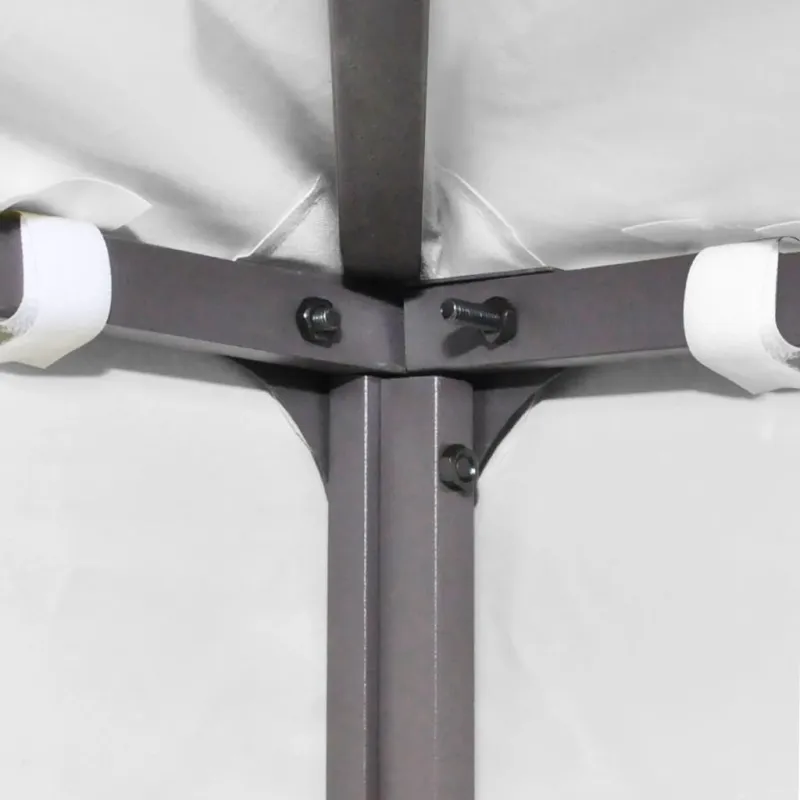 Viršutinis pavėsinės uždangalas, baltos spalvos, 3x3m, 270 g/m²