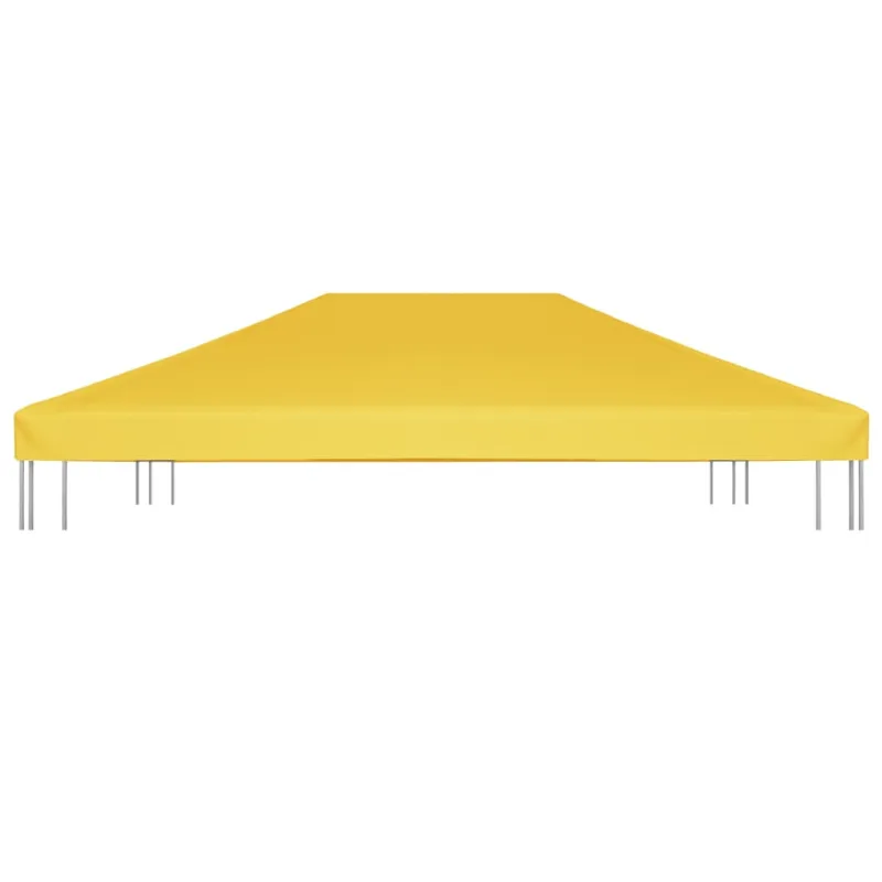 Viršutinis pavėsinės uždangalas, geltonas, 4x3m, 270 g/m²