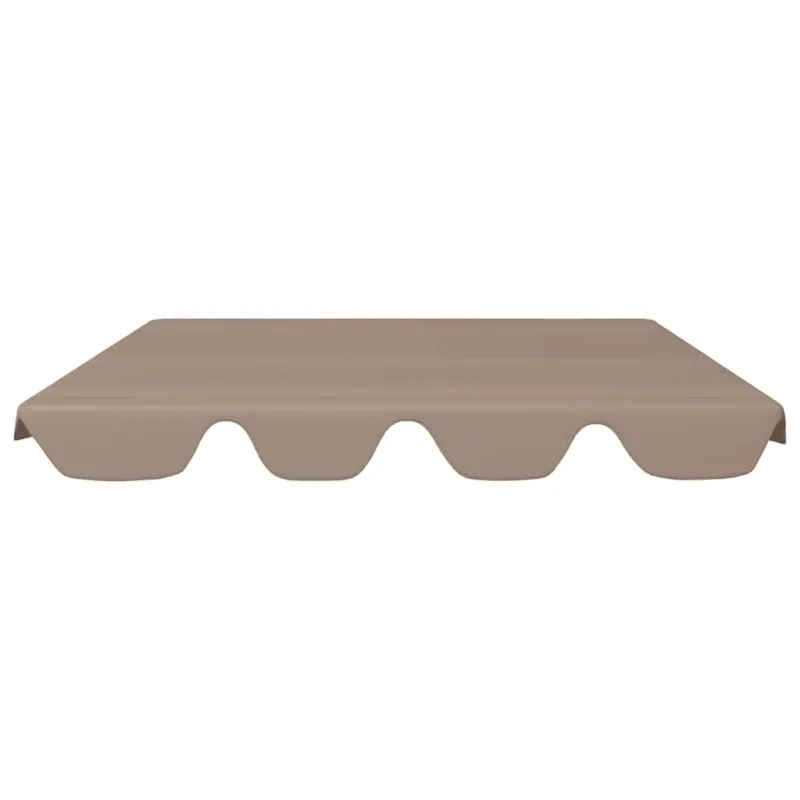 Pakaitinis skliautas sodo sūpynėms, taupe, 150/130x105/70cm