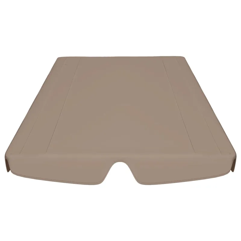 Pakaitinis skliautas sodo sūpynėms, taupe, 150/130x105/70cm